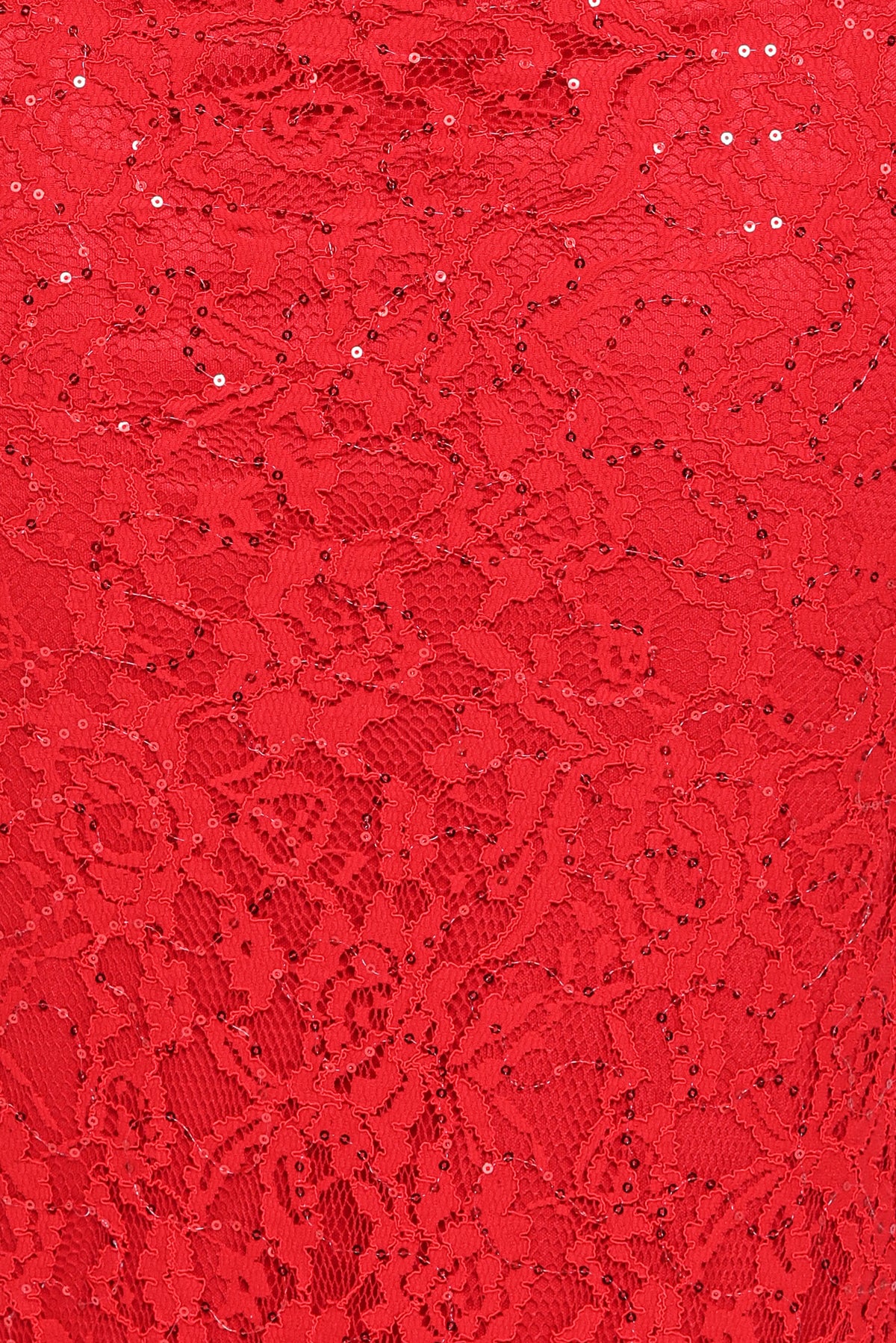 Ruben Lace Maxi Dress - Red