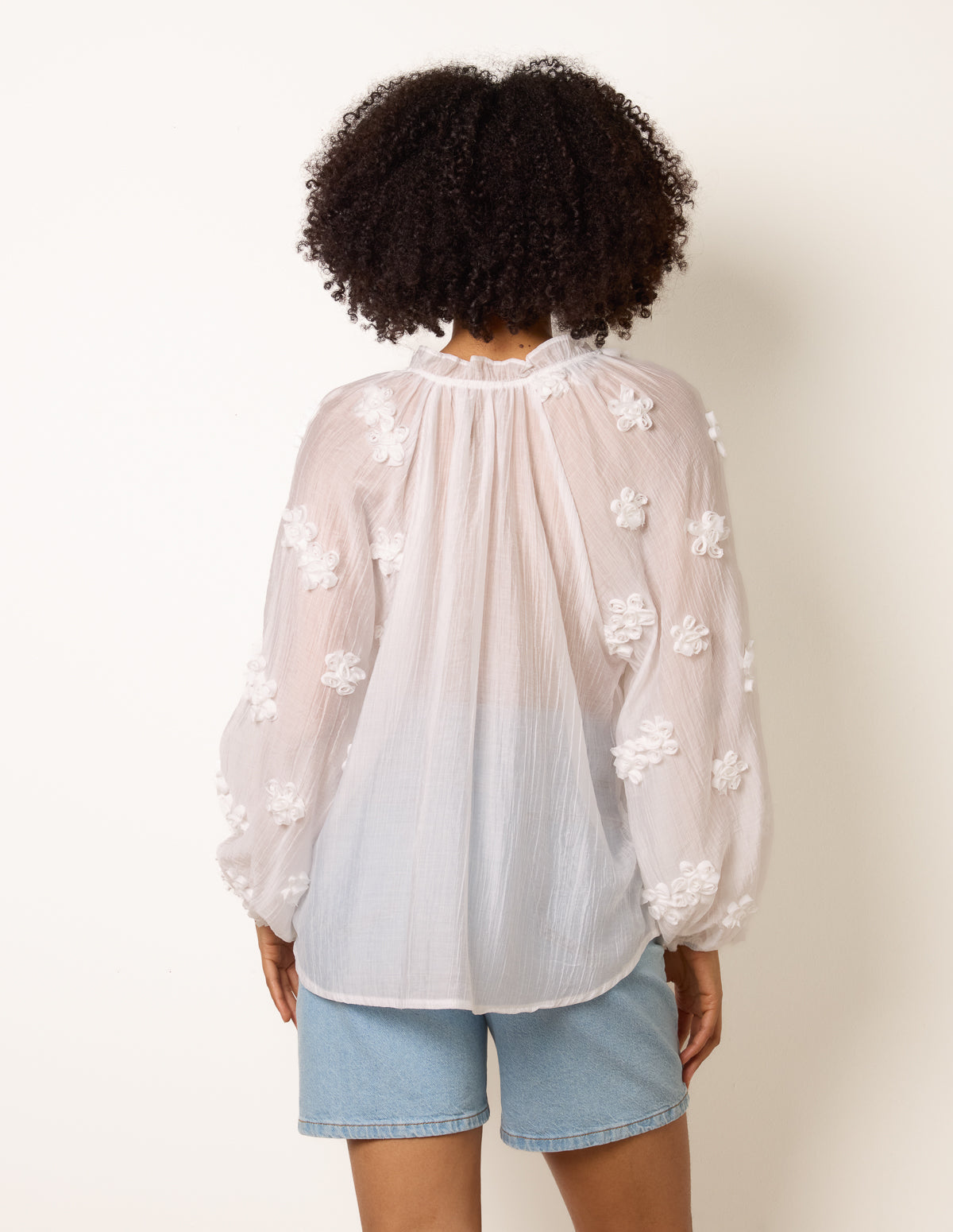 Floral Embroidery Top