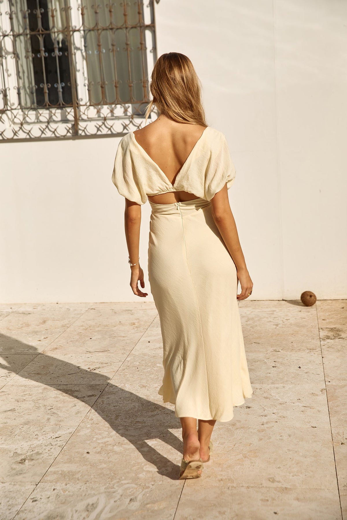 Growing Garden Maxi Dress Yellow