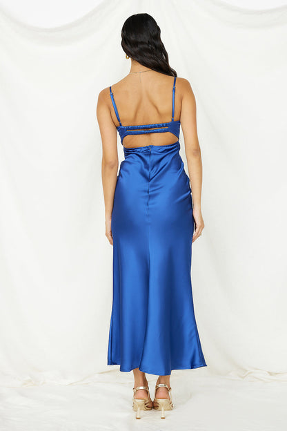 Roaming Girl Maxi Dress Blue
