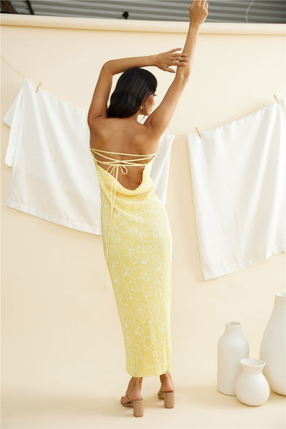 Lemon Cello Maxi Dress