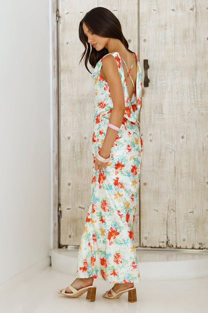 Coastal Maxi Dress Print