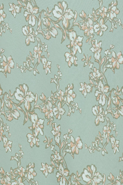 Yolanda Long Sleeve Maxi Dress - Sage Green Floral