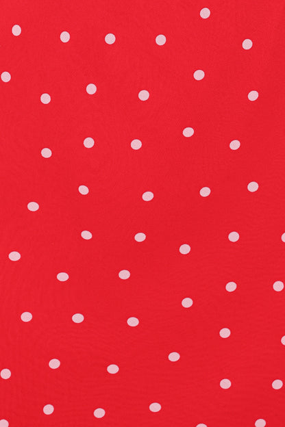 Sherrie Maxi Dress - Red Polka Dot