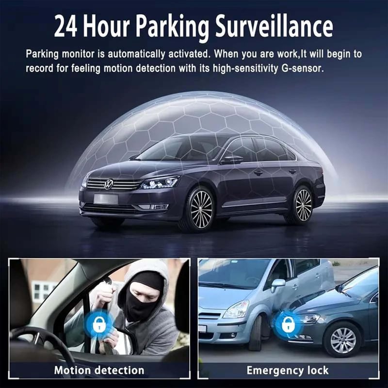 🎁 Last Day – 49% OFF 🔥 360° Panoramic Dash Cam System
