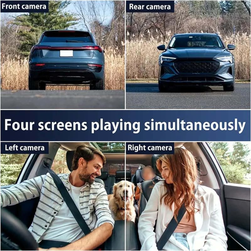 🎁 Last Day – 49% OFF 🔥 360° Panoramic Dash Cam System