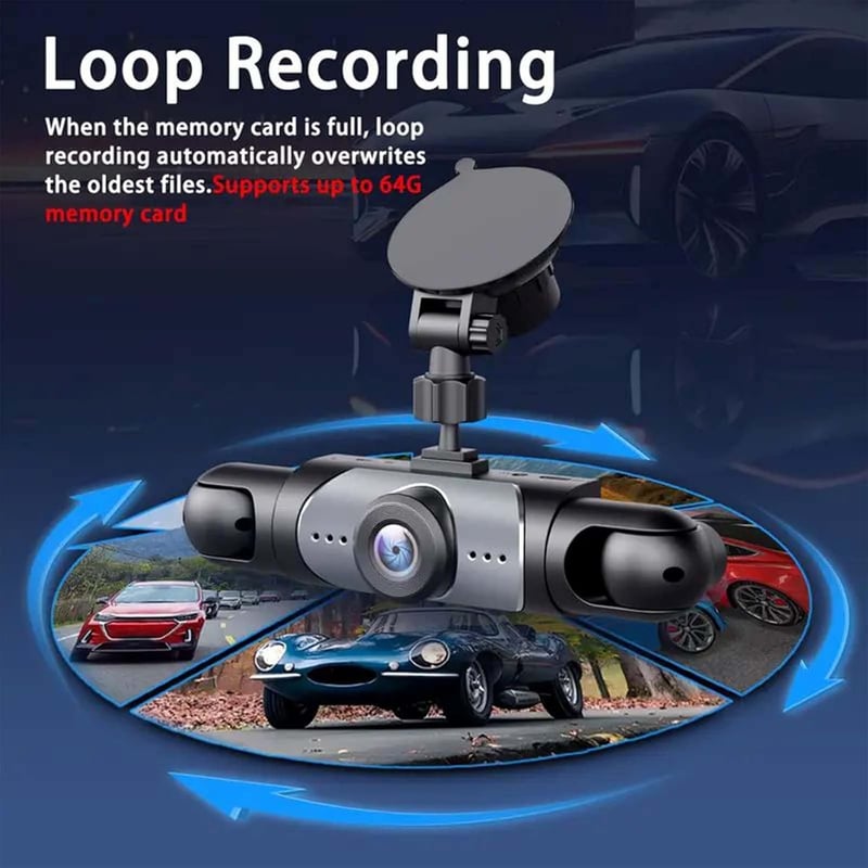 🎁 Last Day – 49% OFF 🔥 360° Panoramic Dash Cam System