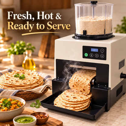 🔥 Anniversary Sale – Automatic Flatbread Maker, Fresh Homemade Tortillas, Roti & Wraps Made Easy