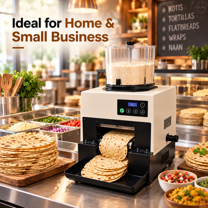 🔥 Anniversary Sale – Automatic Flatbread Maker, Fresh Homemade Tortillas, Roti & Wraps Made Easy