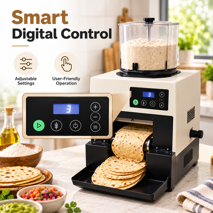 🔥 Anniversary Sale – Automatic Flatbread Maker, Fresh Homemade Tortillas, Roti & Wraps Made Easy