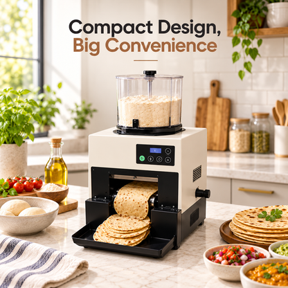 🔥 Anniversary Sale – Automatic Flatbread Maker, Fresh Homemade Tortillas, Roti & Wraps Made Easy