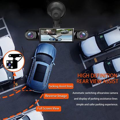 🎁 Last Day – 49% OFF 🔥 360° Panoramic Dash Cam System