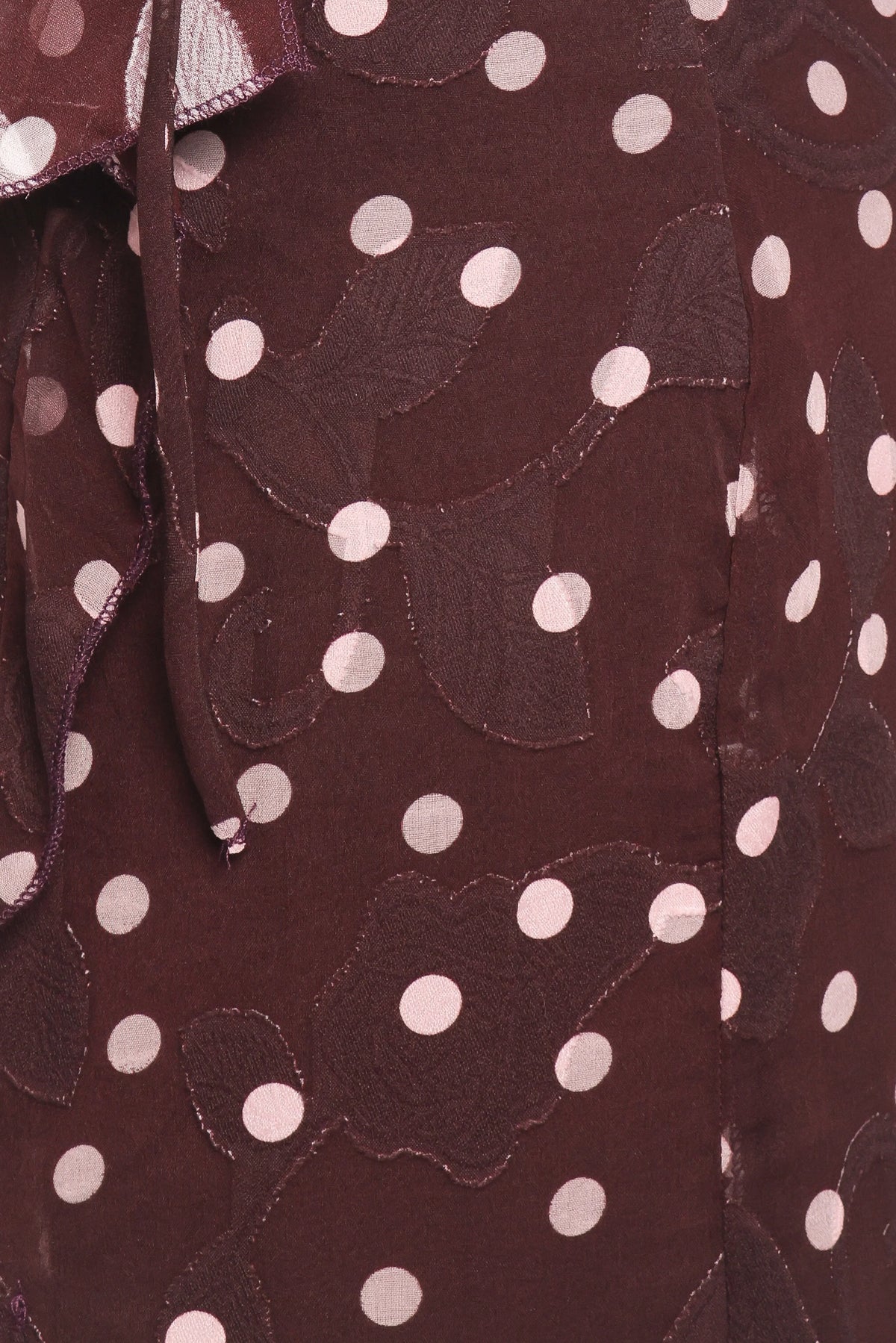 Delta Maxi Dress - Plum Polka Dot