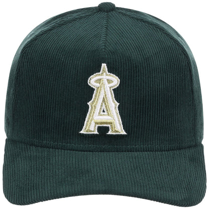 Anaheim Angels MLB Dark Green Cord FASHION CORE New Era 9FORTY A-Frame