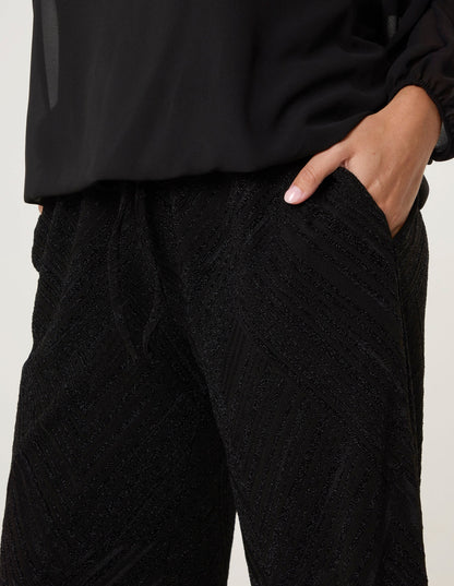 Draw Cord Metallic Trousers