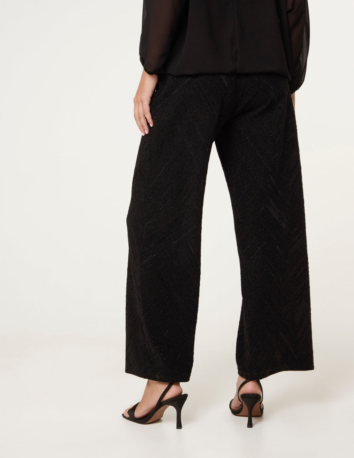 Draw Cord Metallic Trousers
