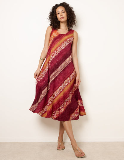Sequin Jacquard Dress