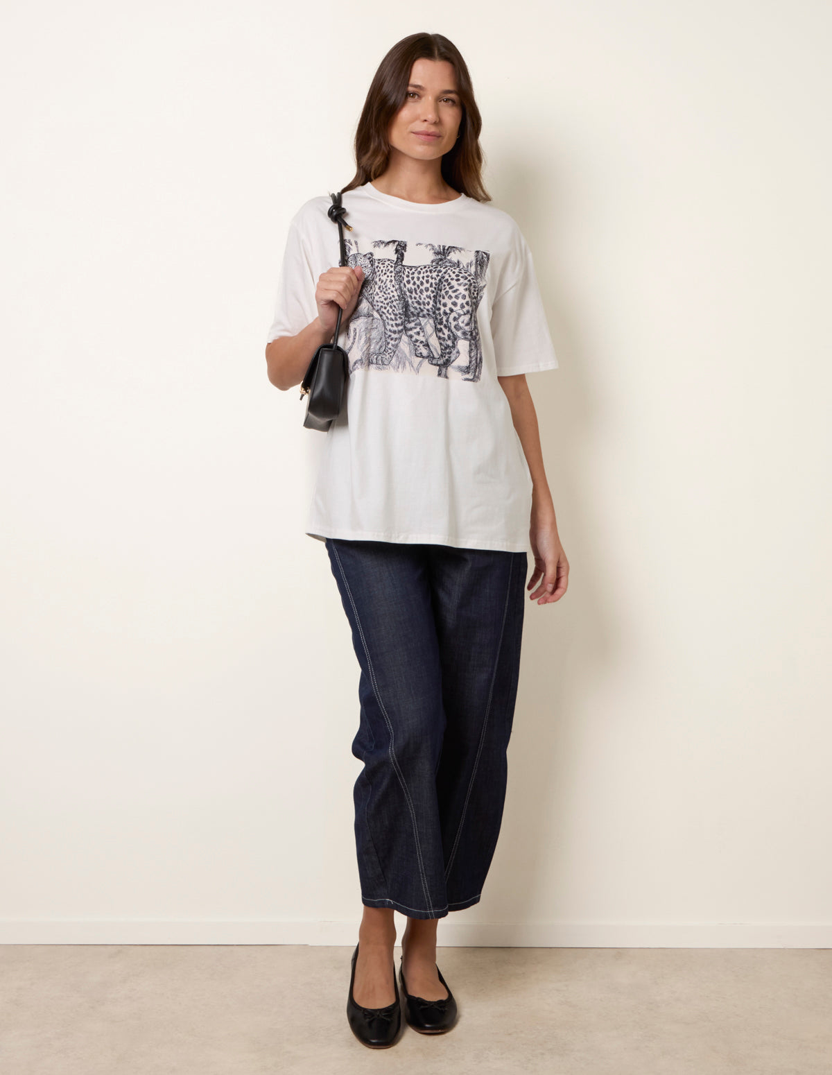 Graphic Print Crew-Neck T-shirt