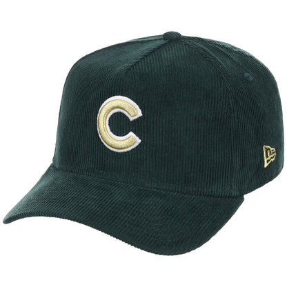 Chicago Cubs MLB Dark Green Cord FASHION CORE New Era 9FORTY A-Frame