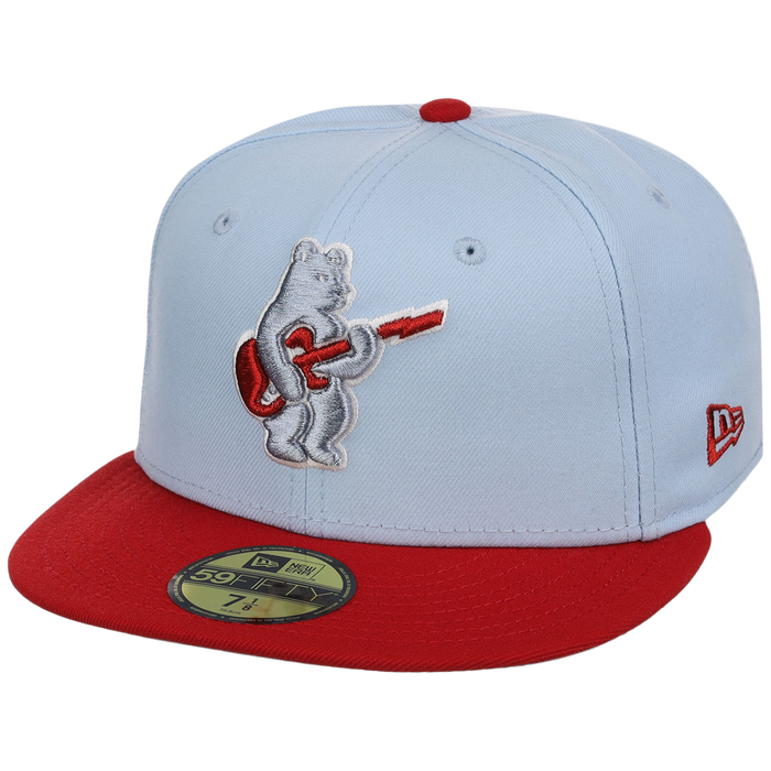 Chicago Cubs Northside Chicago Crown the City New Era 59FIFTY (Sky Blue/Red)