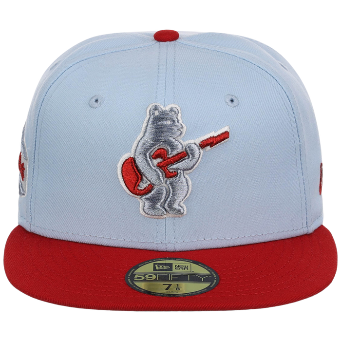 Chicago Cubs Northside Chicago Crown the City New Era 59FIFTY (Sky Blue/Red)
