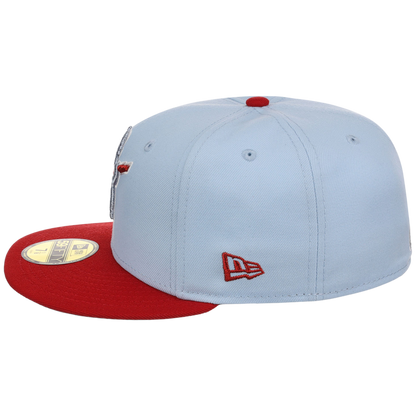 Chicago Cubs Northside Chicago Crown the City New Era 59FIFTY (Sky Blue/Red)