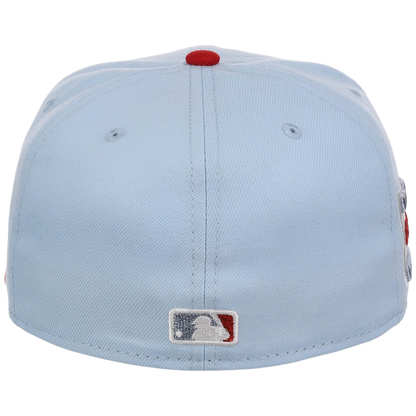 Chicago Cubs Northside Chicago Crown the City New Era 59FIFTY (Sky Blue/Red)
