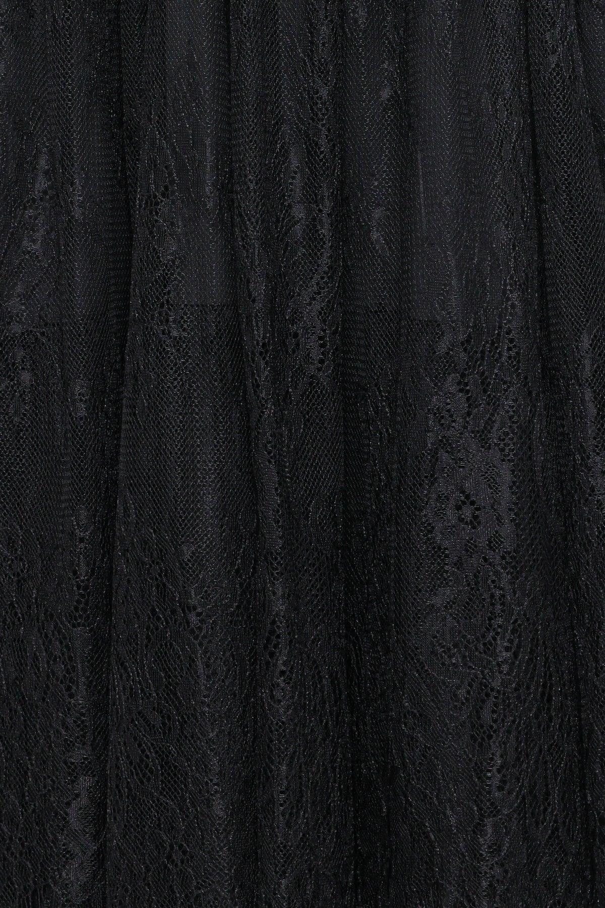 Bloom Strapless Maxi Dress - Black Lace
