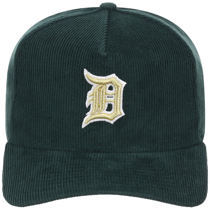 Detroit Tigers MLB Dark Green Cord FASHION CORE New Era 9FORTY A-Frame