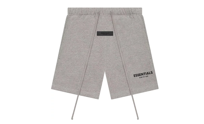 Essentials Shorts SS22 Flocked - Dark Oatmeal