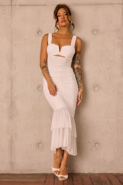 Eternal Muse Maxi Dress - White