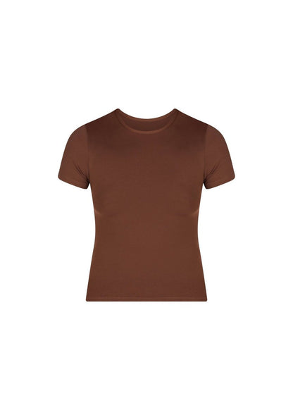 Kikiva Basic Tee - Mocha Brown - Kikiva Collection