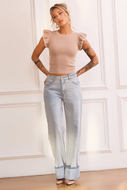 Maggy Knit Top - Camel