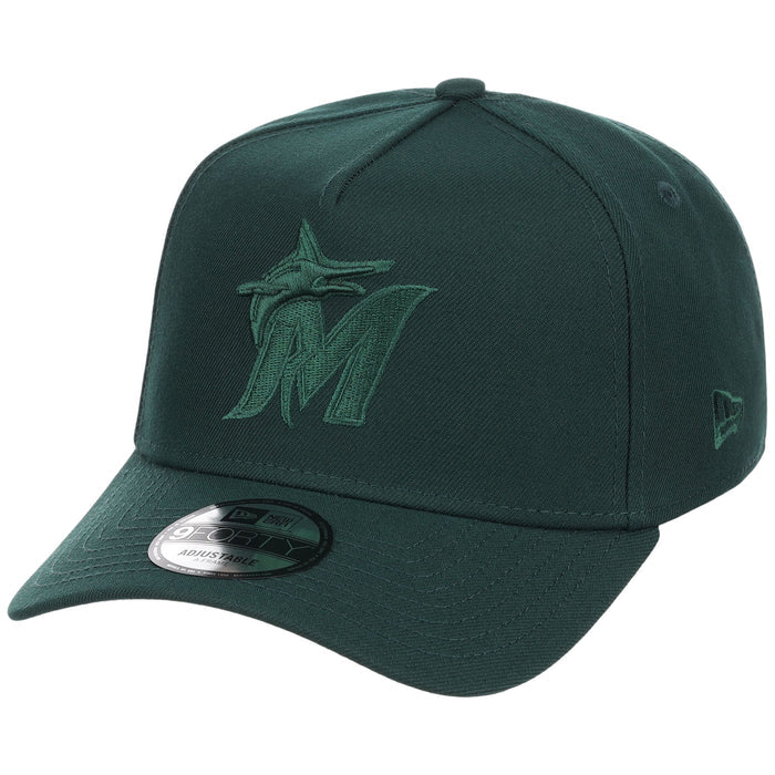 Miami Marlins MLB Dark Green FASHION CORE New Era 9FORTY A-Frame