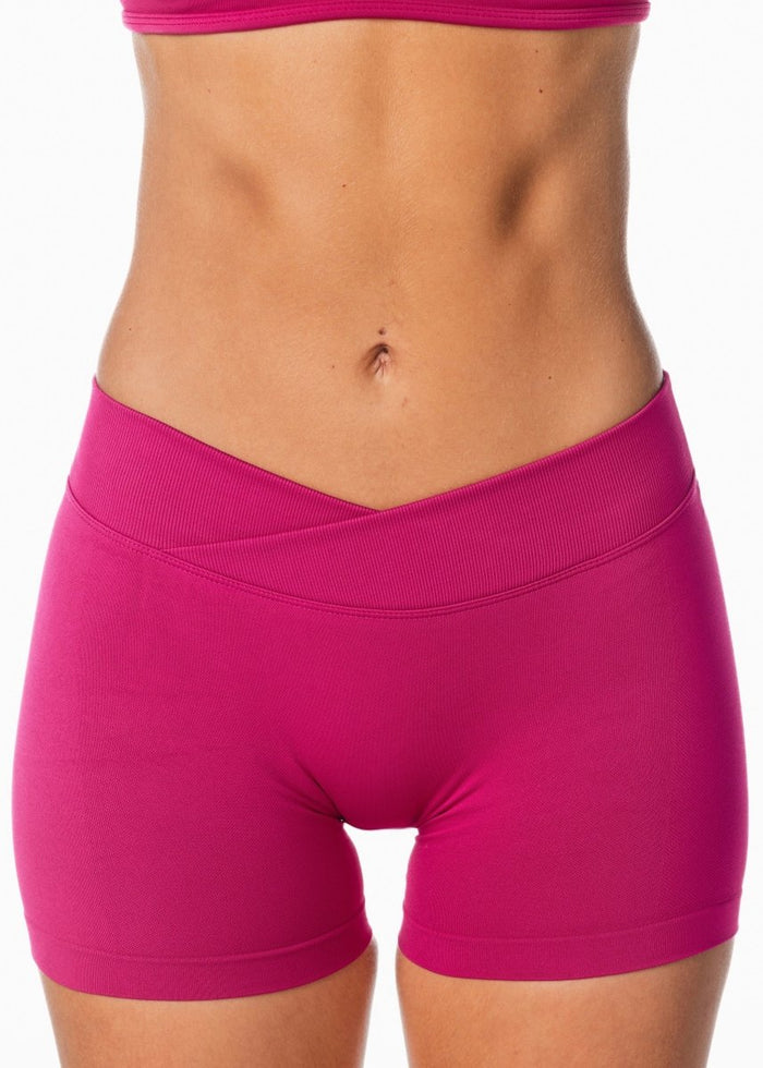 Mini Cross Over Short - Raspberry - Kikiva Collection