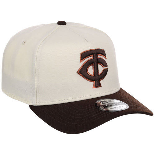 Minnesota Twins MLB Chrome x Burnt Wood FASHION CORE New Era 9FORTY A-Frame