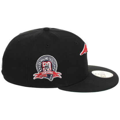 New England Patriots NFL Black Dome New Era 59FIFTY
