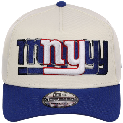 New York Giants NFL Seismic New Era 9FORTY A-Frame