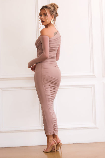 One More Serve Maxi Dress - Mocha