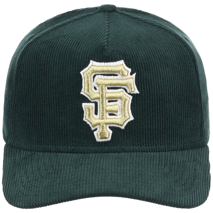 San Francisco Giants MLB Dark Green Cord FASHION CORE New Era 9FORTY A-Frame