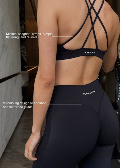 'Flow' Flares - Black - Kikiva Collection