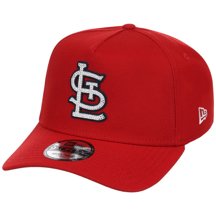 St. Louis Cardinals MLB Diamond Bling New Era 9FORTY A-Frame