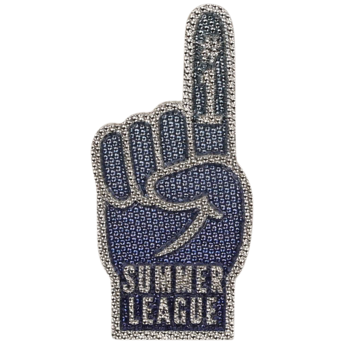 The Aleali May "Summer League LA" Foam Finger Pin