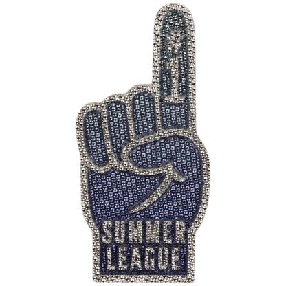 The Aleali May "Summer League LA" Foam Finger Pin
