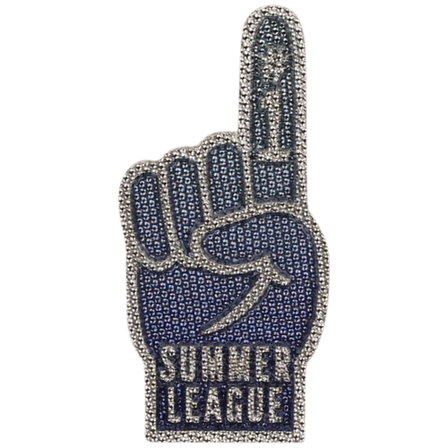 The Aleali May "Summer League LA" Foam Finger Pin