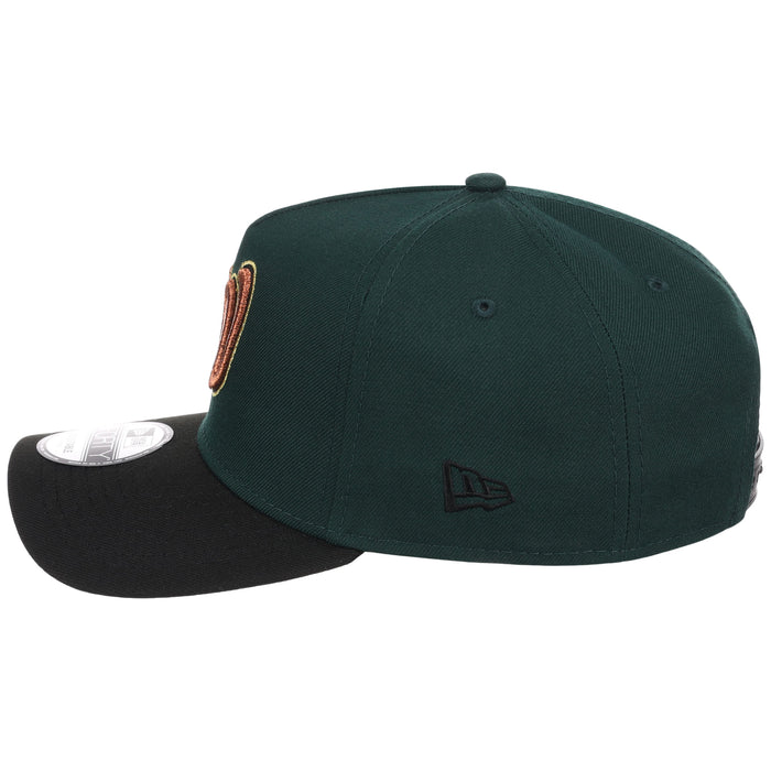 Washington Nationals MLB Dark Green x Black FASHION CORE New Era 9FORTY A-Frame