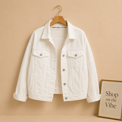 WHITE DENIM JACKET