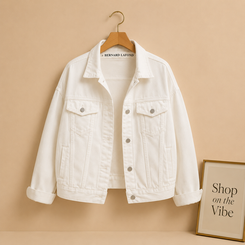 WHITE DENIM JACKET